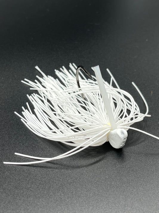 1/2oz White Block N’ Lock Jigs