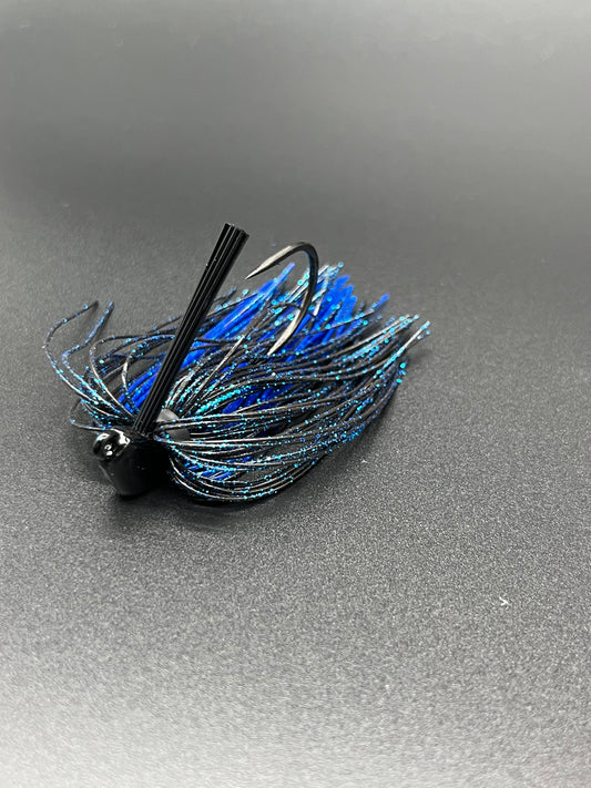 3/8oz Black/Blue Block N’ Lock Jigs