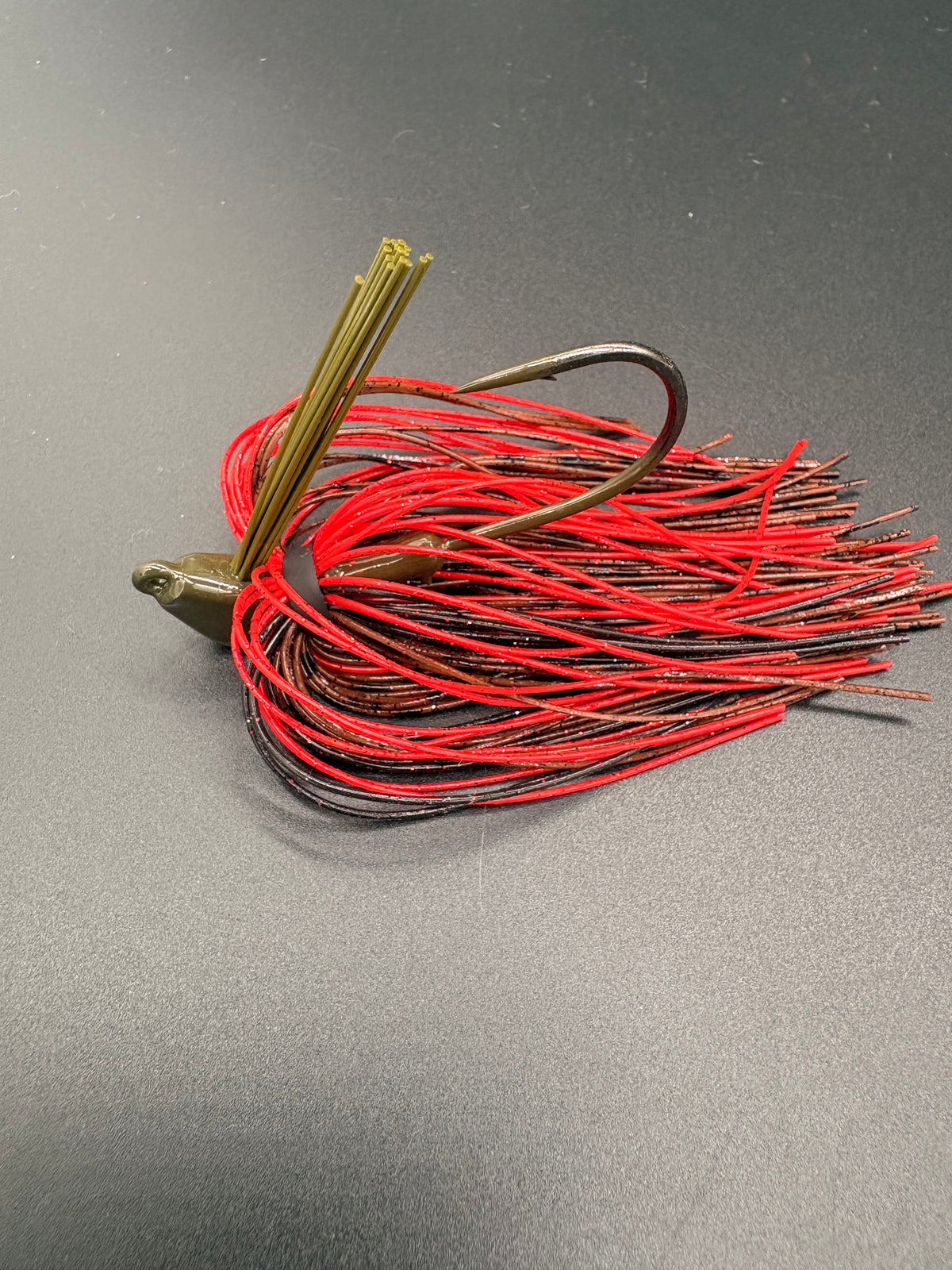 3/8 th oz Red Bean Block N Lock Jig