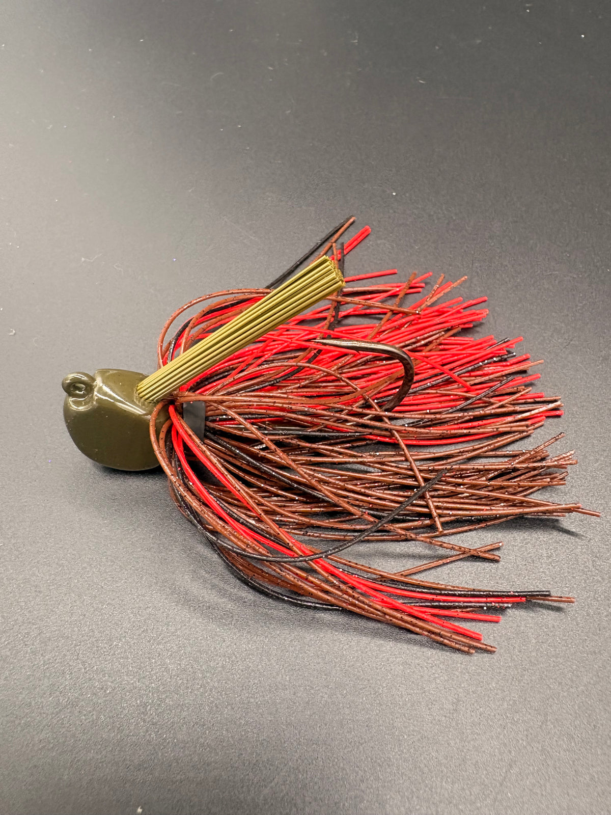 3/4 oz Red Bean Block N Lock Jig