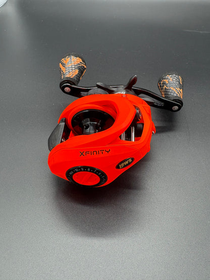 Lews Xfinity Speed Spool (Hunters Orange) Bait Caster Left Hand
