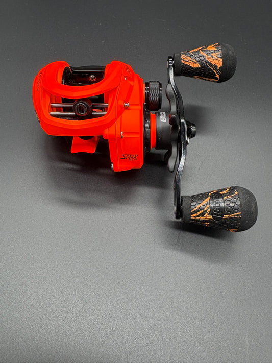 Lews Xfinity Speed Spool (Hunters Orange) Bait Caster Left Hand