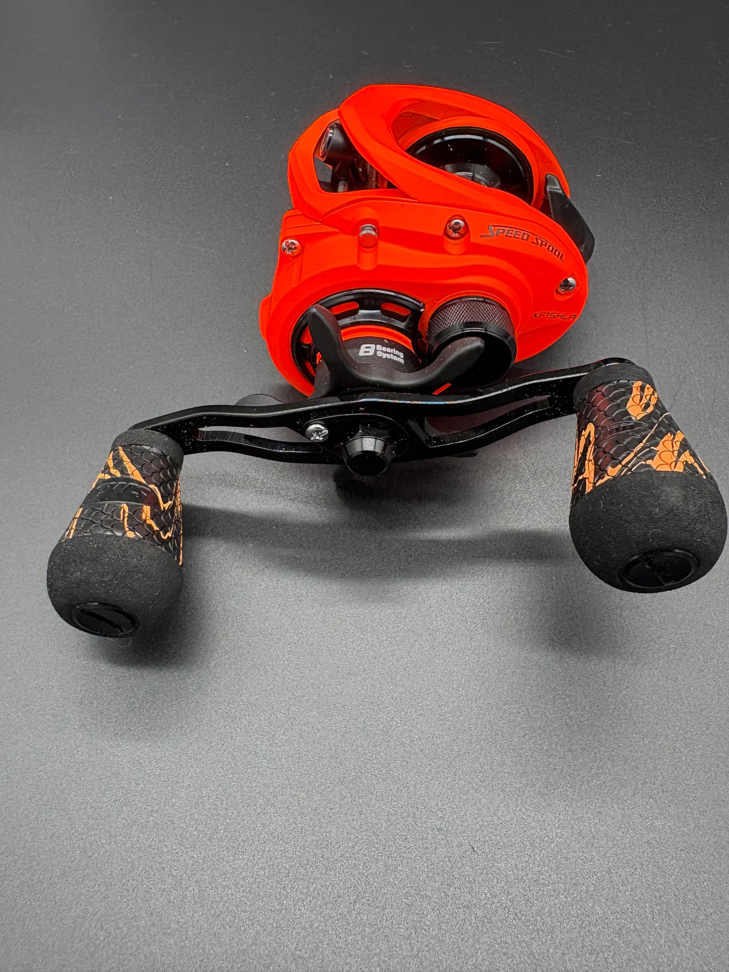 Lews Xfinity Speed Spool (Hunters Orange) Bait Caster Left Hand