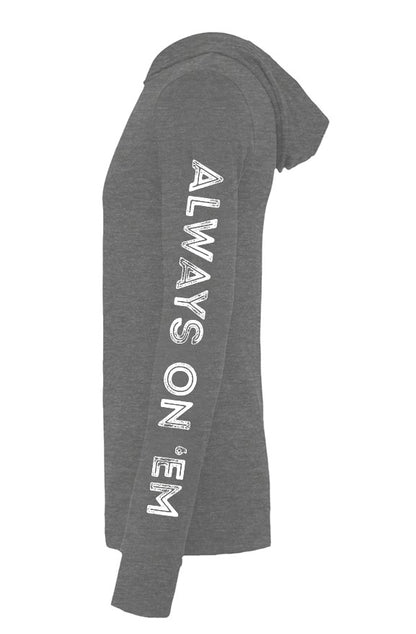 Jersey Hooded Long Sleeve Tee