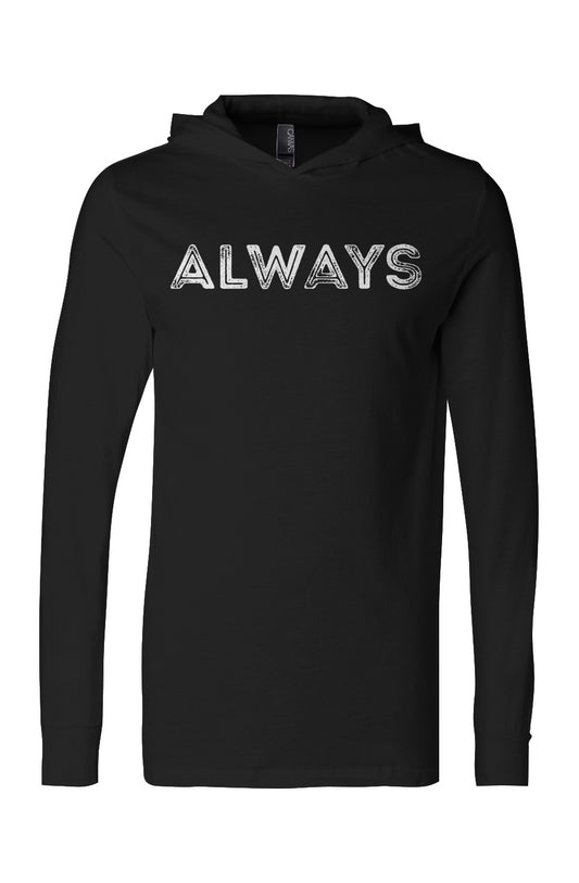 Jersey Hooded Long Sleeve Tee