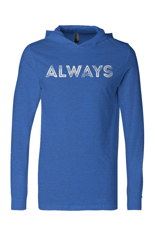 Jersey Hooded Long Sleeve Tee