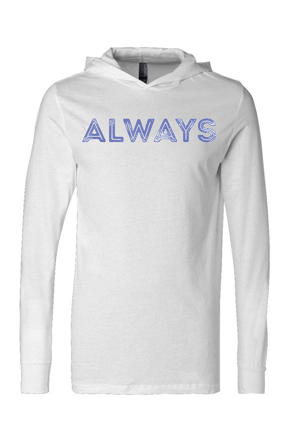 Jersey Hooded Long Sleeve Tee