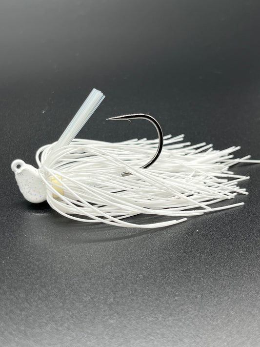 1/2oz White Block N’ Lock Jigs