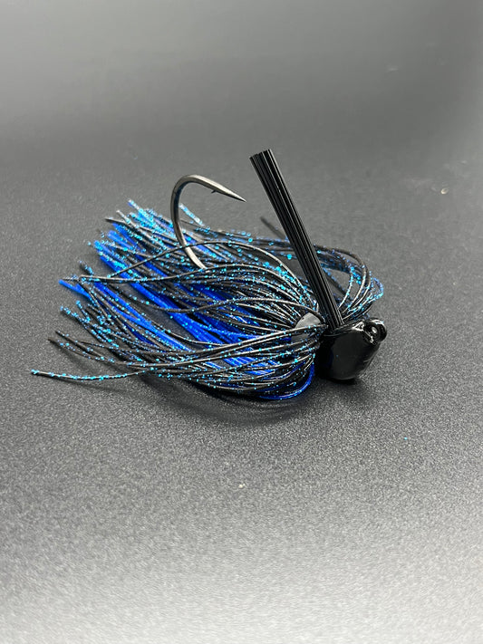 3/8oz Black/Blue Block N’ Lock Jigs