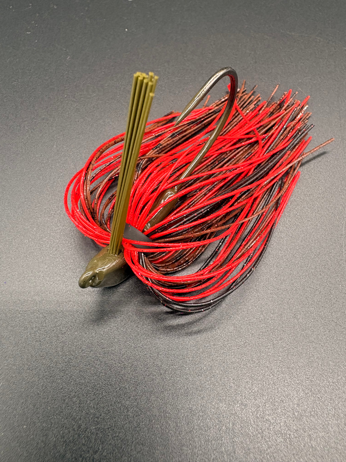 3/8 th oz Red Bean Block N Lock Jig