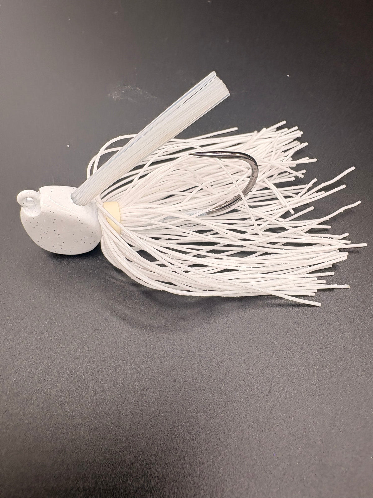 3/4 oz White Block N Lock Jig