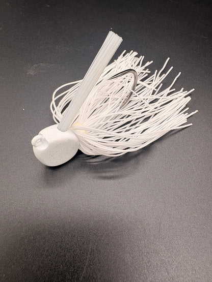 3/4 oz White Block N Lock Jig
