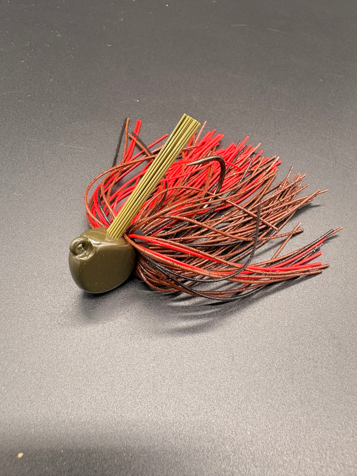 3/4 oz Red Bean Block N Lock Jig