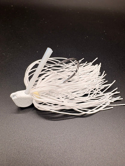 1/2oz White Block N’ Lock Jigs