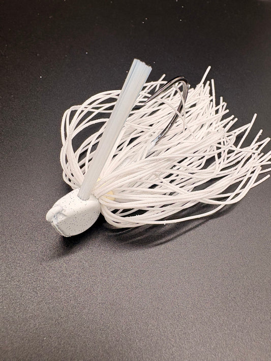 1/2oz White Block N’ Lock Jigs