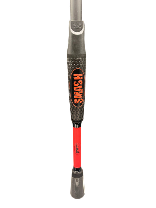Lews Mach Smash RED {6’10” Med Hvy Fast} Baitcaster Rod