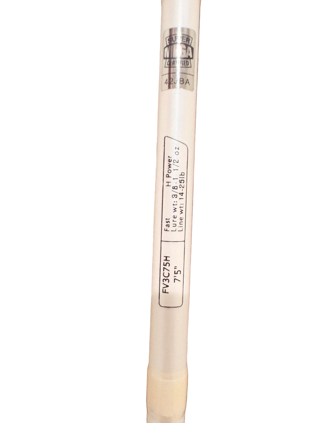 13 Fishing FATE V3 Frog Rod White {7’5” Hvy Fast} Baitcaster Rod