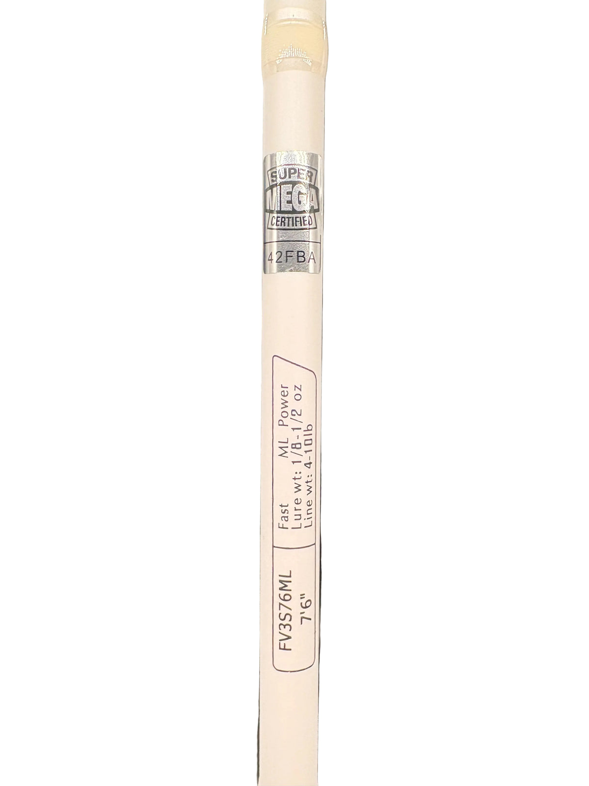13 Fishing FATE V3 White {7’6” Med Light Fast} Spinning Rod