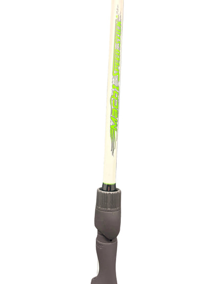 Lews Mach 1 Speed Stick White {6’9” Med Fast} Spinning Rod