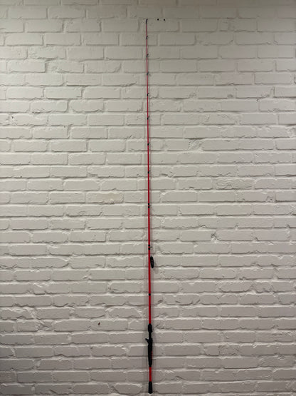 Lews Mach Smash RED {6’10” Med Hvy Fast} Baitcaster Rod