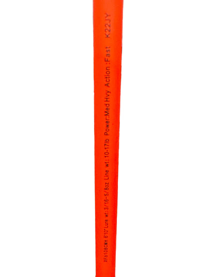 Lews Xfinity Speed Stick HUNTERS ORANGE {6’10” Med Hvy Fast} Baitcaster Rod
